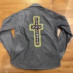 希少 正規品 CHALLENGER クロス 長袖シャツ サイズL 十字架