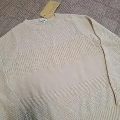 △ RIKKA FEMME オフホワイトセーターMのサムネイル