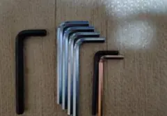 L字型六角レンチ 8本セット