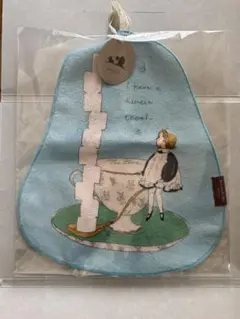 くらはしれい プリント ループタオル 紅茶 ブルー