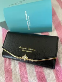 サマンサタバサ　プチチョイス　ジュエルバー　キーケース　ブラック黒　新品