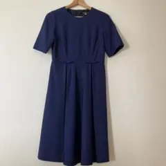 【美品】ストロベリーフィールズ　リボン　プリーツワンピース　M