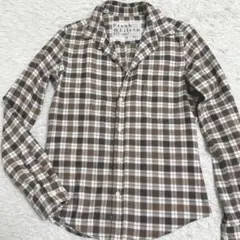 【美品】フランクアンドアイリーン ロンハーマン別注 フランネルシャツ チェック