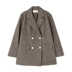 PROPORTION BODY DRESSING ツイードジャケット/ブラウン