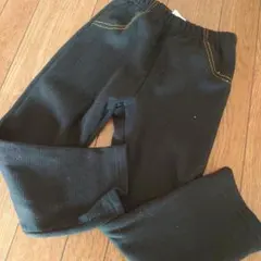 黒のストレッチ長ズボン 110cm