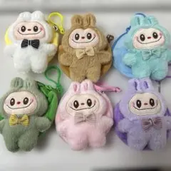 新商品　ラブブキッズコイン入れポーチ　モコモコ　新品未使用　翌日発送　6色有り