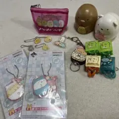 すみっコぐらし ねこ しろくま キーホルダー ポーチ まとめ売り