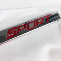 愛車をスポーツカー風に メタル＆3Dプレート SPORTS SVRD