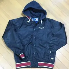 MARK GONZALES Lサイズ/フードレイヤード/ブラック/⭐︎スタジャン⭐︎