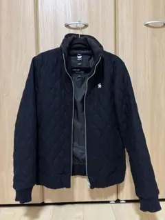 G-STAR RAW ブラックキルティングジャケット