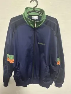 Reebokリーボック トラックジャケット ジャージ L 古着 90s ネイビーのサムネイル