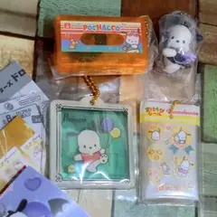 サンリオ ポチャッコ ガチャ ごほうびシール いたずらこあくま カセットテープ