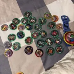 妖怪ウォッチメダルセット 約40枚と召喚時計