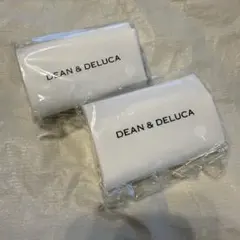 DEAN & DELUCA ショッピングバッグ ホワイト 2個セット