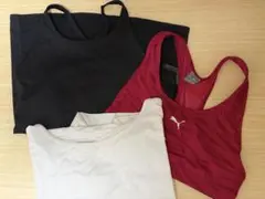 Pumaほか ヨガウェアトップス3点セット
