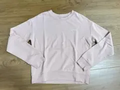 DIVIDED ピンク クルーネック トレーナー XS H&M レディース　薄手