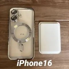 iPhone16 ケース　MagSafe カードケース　コンパクト　シンプルのサムネイル