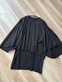 【STYLEMIXER】ブラウス　シャツ　長袖　半袖　アシンメトリー