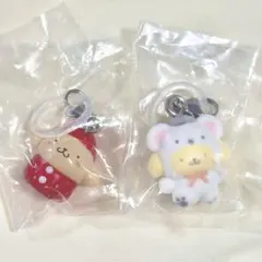 サンリオ ポムポムプリン めじるしアクセサリー いちご ふわふわスノー