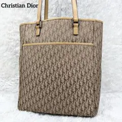 【美品】クリスチャンディオール トロッター トートバッグ ベージュ