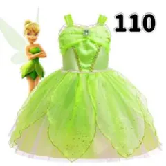【新品】110cm ティンカーベル　ドレス　キッズ　ハロウィン　ディズニー