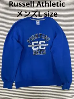 海外古着RUSSELL ATHLETIC トレーナー ブルー L