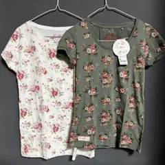 Cath Kidston　キャスキッドソン　ユニクロ　Tシャツ　花柄