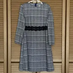 PART2 JUNKO SHIMADA ワンピースチェック柄　9号