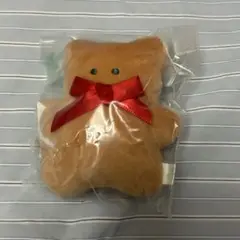 つぶらな瞳のクリスマス テディベア ぬいぐるみキーホルダー