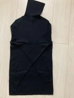 試着のみ✴︎メリノリブタートルネックセーター　ブラック