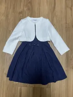 any FAM お受験・入園式 濃紺ワンピースボレロセット