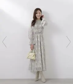 proportion body dressing シアーシャーリングワンピース