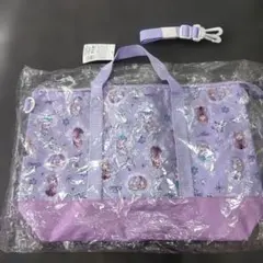 新品未使用　アナと雪の女王 トートバッグ　レッスンバッグ 紫