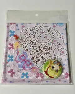 復刻版 アイカツ！メモリアルハンカチ　缶バッジ　セット 星宮いちご