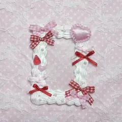 ホイップデコケース B8 赤×ピンク