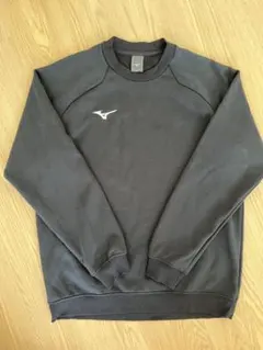 【美品】MIZUNO スウェットクルー XL ブラック 型番32MCA175のサムネイル
