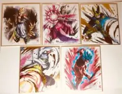 ドラゴンボール色紙5枚セット
