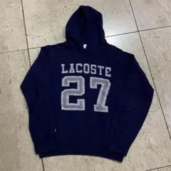 sh3025 LACOSTE ラコステ　ネイビー パーカー US XSのサムネイル