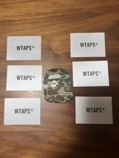 A BATHING APE 迷彩ステッカー WTAPS ステッカー 5枚セット