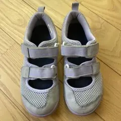 アシックス　サンダル　パープル　19.5cm キッズのサムネイル