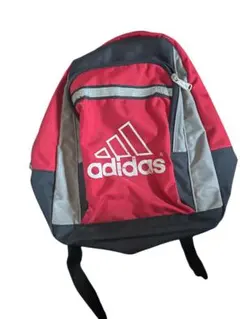 adidas 赤 グレー リュックサック　中古