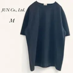 JUN ジュン オーバーサイズTシャツ 半袖 スミクロ ダークネイビー M 無地のサムネイル