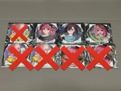 五等分の花嫁 GOTO AKIBA! 缶バッジ8個まとめ売り 四葉グリッター有