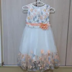 フォーマルドレス 140cm ホワイト/ピンク