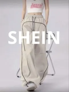 SHEIN ベージュ カジュアルパンツ｜ジャージ S 美品