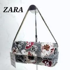 ZARA ビーズ装飾 ハンドバッグのサムネイル