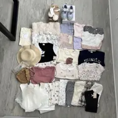 新品含 女の子 キッズ プティマイン お洋服まとめ売り30点