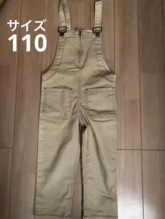 キッズ110　SHOO-LA-RUE ベージュオーバーオール