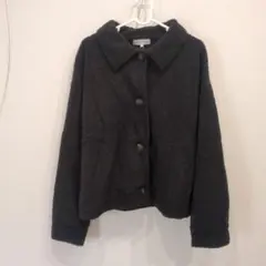 【新品・タグ付き】シーズンリーズン ボアジャケット L 黒 秋冬