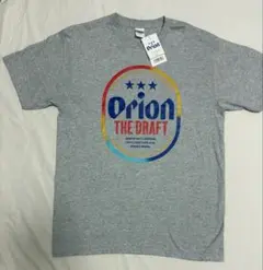 [新品]Orion オリオンビール Tシャツ　ドラフト缶　沖縄　メンズ　グレー